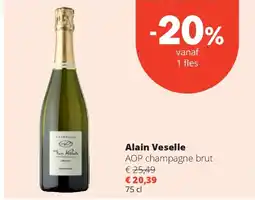 Spar Alain Veselle AOP champagne brut aanbieding