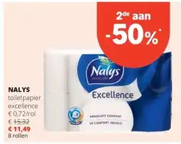 Spar NALYS toiletpapier excellence aanbieding