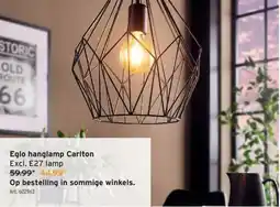 GAMMA Eglo hanglamp Carlton aanbieding