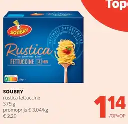 Spar SOUBRY rustica fettuccine 375 g aanbieding