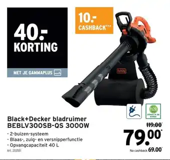 Black+Decker bladruimer BEBLV300SB-QS 300OW