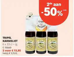 Spar TRIPEL KARMELIET 6 x 33 cl + lg aanbieding
