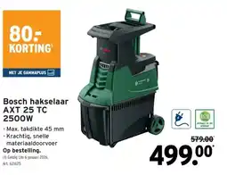 GAMMA Bosch hakselaar AXT 25 TC 2500W aanbieding