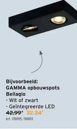 GAMMA GAMMA opbouwspots Bellagio aanbieding