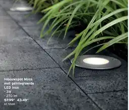 GAMMA Inbouwspot Moss met geïntegreerde aanbieding