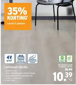 GAMMA Laminaat Nordic aanbieding
