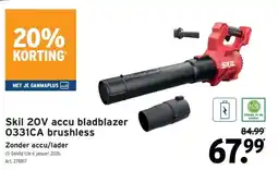 GAMMA Skil 20V accu bladblazer 0331CA brushless aanbieding