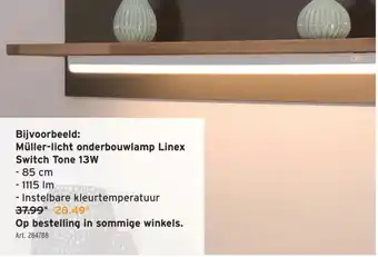 GAMMA Müller-licht onderbouwlamp Linex aanbieding