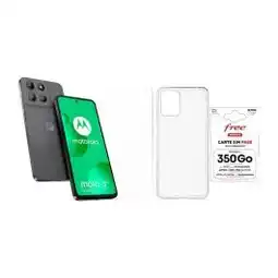 Electro Depot Smartphone MOTOROLA G15 Power 512GB Zwart + Hoesje + Gehard Glas aanbieding