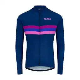 Decathlon Dames lange mouw fietsshirt - Zonsondergang aanbieding