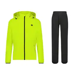 Decathlon Go Regenpak Essential Neon Yellow XXL aanbieding
