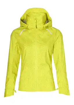 Decathlon Skane HiVis damesregenjack, neongeel aanbieding