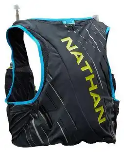 Decathlon Nathan Pinnacle 4 Hydratatievest Zwart/Groen aanbieding