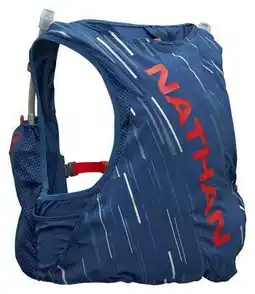 Decathlon Nathan Pinnacle 4L Hydratatievest – Navy/Rood aanbieding
