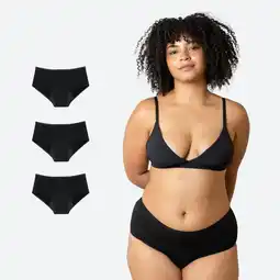 Decathlon Set van 3 Menstruatiebroekjes met hoge taille aanbieding