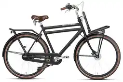 Decathlon Popal Cargo Aluminium N7 Transportfiets - Stadsfiets - Heren - Mat Zwart aanbieding