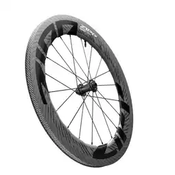 Decathlon Paar voorwielen met tubeless banden Zipp 858 Nsw CL 700C MY2023 aanbieding