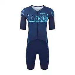 Decathlon Heren Trisuit met Mouwen - Signal Four aanbieding