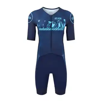 Decathlon Heren Trisuit met Mouwen - Signal Four aanbieding