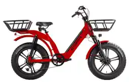 Decathlon Fat cargo elektrische e-bike Coppi Lipari rood aanbieding