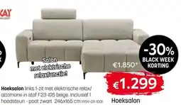 BE-Okay Hoeksalon aanbieding