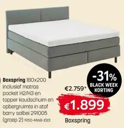 BE-Okay Boxspring aanbieding