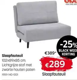BE-Okay Slaapfauteuil aanbieding
