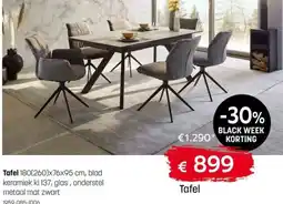 BE-Okay Tafel aanbieding