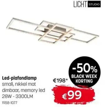 BE-Okay Led-plafondlamp aanbieding