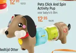 Freetime Fischer-Price Pets Click And Spin Activity Pup aanbieding