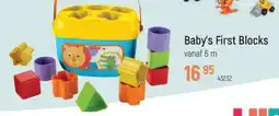 Freetime Fischer-Price Baby's First Blocks aanbieding