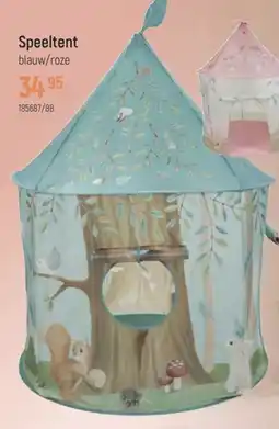 Freetime Speeltent blauw/roze aanbieding
