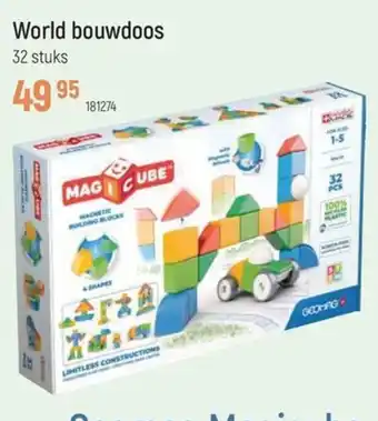 Magic cube World bouwdoos 32 stuks