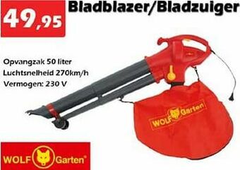 iTEK Wolf garten bladblazer-bladzuiger aanbieding