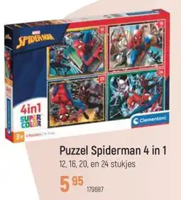 Freetime Puzzel Spiderman 4 in 1 aanbieding