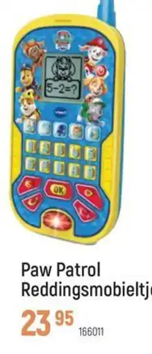 Freetime Paw Patrol Reddingsmobieltje aanbieding