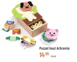 Freetime Puzzel hout Arbramix aanbieding