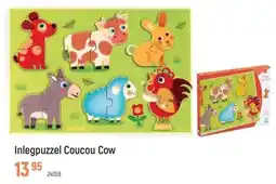Freetime Inlegpuzzel Coucou Cow aanbieding