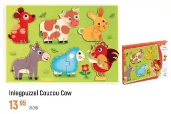 Freetime Inlegpuzzel Coucou Cow aanbieding