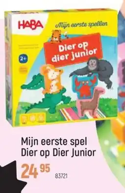 Freetime HABA Mijn eerste spellen Dier op dier junior aanbieding