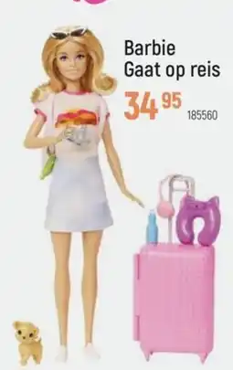 Freetime Barbie Gaat op reis aanbieding