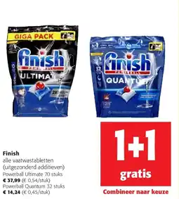 Colruyt Finish Powerball Ultimate 70 stuks aanbieding