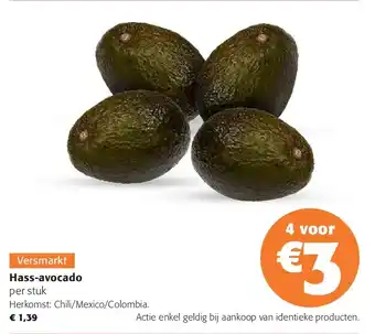 Colruyt Hass-avocado per stuk aanbieding