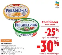 Colruyt Philadelphia Limited Edition Zalm & dille 150 g aanbieding