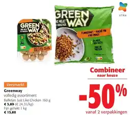 Colruyt Greenway Balletjes Just Like Chicken 160 g aanbieding