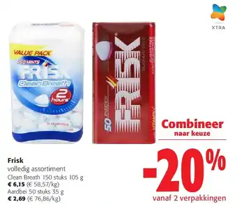 Colruyt Frisk Clean Breath 150 stuks 105 g aanbieding