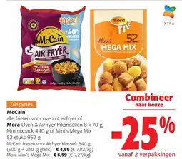 Colruyt McCain frieten voor Airfryer Klassiek 840 g (600 g + 240 g gratis) aanbieding