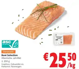 Colruyt Boni Selection Atlantische zalmfilet ± 200 g aanbieding