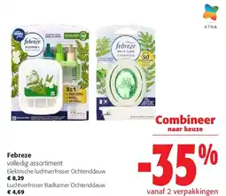 Colruyt Febreze Elektrische luchtverfrisser Ochtenddauw aanbieding