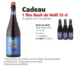 Colruyt Bush de Noël sterk donker bier aanbieding